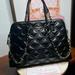 Kate Spade Bags | Kate Spade Euc Black Astor Court Quilted Leather Satchel Crossover Handbag Purse | Color: Black/Gold | Size: Os