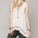 Free People Tops | Free People Intimately Swing Tank Top Hem Ivory Xs | Color: Cream/White | Size: Xs