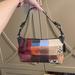 Coach Bags | Coach Suede Patchwork Pochette Bag Vintage Y2k | Color: Brown/Pink | Size: Os