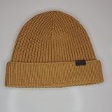 Coach Accessories | Coach 83148 100% Wool Rib Knit Skull Beanie Cap Hat (Yellow Gold) One Size | Color: Brown/Gold | Size: Os