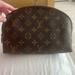 Louis Vuitton Bags | Authentic Louis Vuitton Cosmetic Bag Preowned.Minimal Wear. 9x6 | Color: Brown/Tan | Size: Os