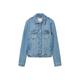 Denim Tom Tailor easy denim jacket Damen light stone blue denim, Gr. XL, Baumwolle