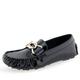 Aerosoles Women's Gaby Loafer Flat, Black Patent, 8.5 UK
