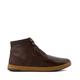 Dune Mens Visited High-Top Trainers Size UK 6 Flat Heel Brown