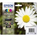 Epson Daisy 18 Multipack 4 Colour Claria Home Ink Cartridges (Black/Cyan/Magenta/Yellow)