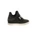 DKNY Sneakers: Black Color Block Shoes - Women's Size 7 1/2 - Round Toe