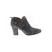 Franco Sarto Ankle Boots: Gray Shoes - Women's Size 9