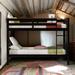 Elegant Twin Over Twin Bunk Bed with Ladder, Save Space or Split Into 2 Beds, Versatility Galore, Solid Construction, White