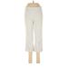 Rekucci Velour Pants - Super Low Rise: Ivory Activewear - Women's Size 8