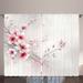 Ambesonne Curtains 2 Panel Set, Japanese Sakura Flowering Sky, Pale Grey Magenta Blush Polyester in Brown | 84 H x 54 W in | Wayfair