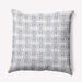 e by design Geometric Polyester Throw Pillow Polyester in Blue | 18 H x 18 W x 7 D in | Wayfair PGN1628BL16-18