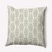 e by design Geometric Polyester Throw Pillow Polyester in Green | 20 H x 20 W x 7 D in | Wayfair PGN1624GR41-20