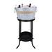 Gracie Oaks Kennerson Metal Beverage Tub Metal | 27 H x 13.5 W x 14.5 D in | Wayfair 20AE4EAFCC39448F8554802CB2C5C87F