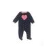 Carter's Long Sleeve Outfit: Black Bottoms - Size 9 Month