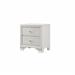 Rosdorf Park Bysshe Solid Wood Nightstand Wood in White | 24.3 H x 23.6 W x 16.4 D in | Wayfair 80F10DEB3D194E8BB091F37F761552EE