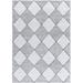 Gray/White 94.49 x 8 x 0.71 in Area Rug - Latitude Run® Jean-Paul DEL-2307 Machine Woven Rug Polyester | 94.49 H x 8 W x 0.71 D in | Wayfair