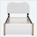 Latitude Run® Arundhati Bed Upholstered in White | 44.1 H x 40.9 W x 79.9 D in | Wayfair 345C2B24257540B39540A6B7073935FD