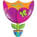 The Holiday Aisle® PMU Valentine's Day Fantasy Tulip 35 Inches Mylar - Foil Balloons 5/pkg in Black/Blue/Green | 6 H x 5 W x 3 D in | Wayfair