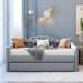 House of Hampton® Hereld Daybed Upholstered/Velvet in Gray | 33.2 H x 41.6 W x 80.2 D in | Wayfair A47E4E6CB35447AD95249FF5F742F50E