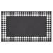 White 60 x 36 x 0.16 in Indoor/Outdoor Area Rug - Gracie Oaks Rectangle Berdahl Geometric Machine Woven Flatweave Indoor/Outdoor Area Rug in Black/ | Wayfair