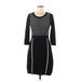 The Limited Casual Dress - Sheath: Black Grid Dresses - Women's Size Medium