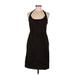 J.Crew Cocktail Dress - Sheath Halter Sleeveless: Black Print Dresses - New - Women's Size 6
