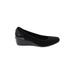 AK Anne Klein Wedges: Black Print Shoes - Women's Size 7 - Round Toe