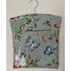 Peg Bag - PVC Oilcloth. Bees, Butterflies & Ladybirds - Quality Oilcloth fabric - Blue. Wipe clean.