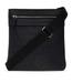 Gancini Logo Embossed Shoulder Bag Black