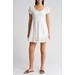 Belen Puff Sleeve Eyelet Cover-up Minidress