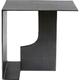 Table d'appoint en alu gris anthracite