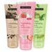 Freeman Sugar Body Scrub CM31 Set Strawberry Milk Green Tea and Coffee Body Scrubs Hydrating Exfoliating & Deep-Cleansing Skincare Removes Dirt Oil & Impurities Self-Tan Prep 3 Count