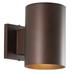 Maykoosh Earthy Elegance Aluminum 1 Light Bronze Dark Sky Cylinder Outdoor Wall Lantern