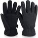 OZERO Winter Work Gloves Deerskin Suede Leather Palm Gloves for Men Women Yard Work Shoveling Driving Cycling Cold Proof