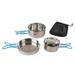 Stansport 2 Pieces Stainless Steel Camping Mess Kit