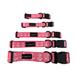 K-9 Beltz Classic Style Dog Collar Polyester Quick Release Buckle XS S M L XL Width 3/8 5/8 3/4 1 1 1/2 (Pink/Anchors X-Large)