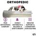 Club Nine Pets Metro Orthopedic Dog Sofa Bed Large - Oatmeal