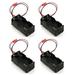 4Pack 6V 4XAA Battery Container Case Holder Pack Box JST Plug Receiver for Redcat 1/8 1/10 RC Nitro Car Truck