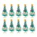 Toys for Boys and Girls 3-6 Years YINKUU 10 Pcs Dollhouse Christmas Tree Cute Beautiful Mini Christmas Tree Model for 1/12 Miniature Doll House