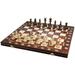 Handmade European Wooden Chess EC36 Set with 16 Inch Board and Hand Carved Chess Pieces