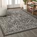 JONATHAN Y JONATHAN Y Estrella Bohemian Medallion Textured Weave Indoor/Outdoor Area Rug 5 X 8 - Black/Gray