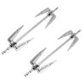 Rotisserie Food Forks Grilling Assembly Turkey Lifter Oven Air Fryer Kebab Chicken Stainless Steel 2 Pcs