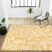 JONATHAN Y JONATHAN Y Galon Palm Frond Indoor/Outdoor Area Rug 5 X 8 - Yellow/Cream