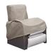 Garden Chair Covers Waterproof Outdoor Patio Furniture Chair Protective Storage Cover Heavy Duty Stacking Chair Cover Fits up to 32â€²â€²D x32â€²â€²W x 40.5â€²â€²H Khaki