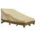 Classic Accessories 55-464-011501-00 Veranda EC36 Double Wide Patio Chaise Lounge Cover Patio Furniture Covers Pebble/Bark/Earth