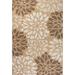 JONATHAN Y JONATHAN Y Marvao Modern Floral Textured Weave Indoor/Outdoor Area Rug 5 X 8 - Brown/Cream