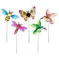 Andy s Orchids 5pcs Butterfly EC36 Decorations Butterfly Decorations Indoor&Outdoor Ornaments Metal Bee Dragonfly Flower Butterfly Garden Accessories Flowerpot Decoration