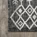 JONATHAN Y JONATHAN Y Sukie Bohemian Geometric Indoor/Outdoor Area Rug 2 X 10 - Black/Ivory