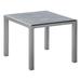 Afuera Living Modern 4-Seat Patio Dining Table in Gray / Slate