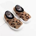 Honeeladyy Baby Toddlers Moccasins Anti-Slip Fuzzy Slipper Floor Breathable Thick Kids Boys Girls Indoor Outdoor Winter Warm Shoes Socks Brown for 18-24 Months